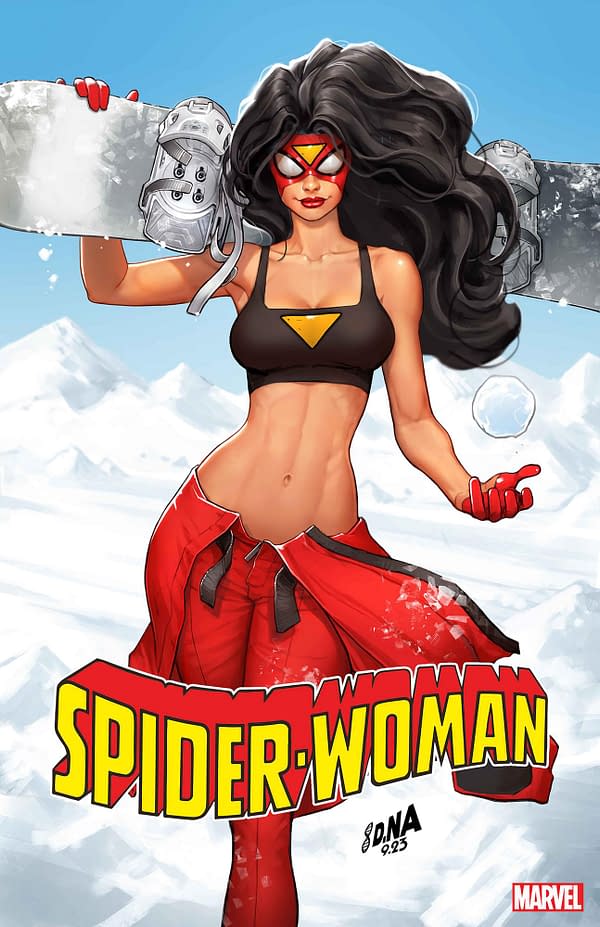 Cover image for SPIDER-WOMAN 2 DAVID NAKAYAMA SKI CHALET VARIANT [GW]