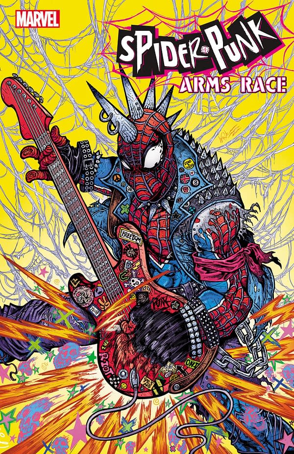Cover image for SPIDER-PUNK: ARMS RACE 1 MARIA WOLF VARIANT