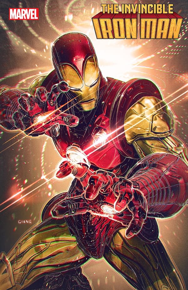 Cover image for INVINCIBLE IRON MAN #16 JOHN GIANG VARIANT [FHX]