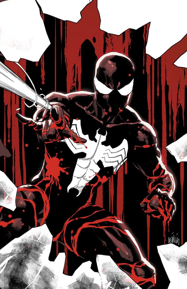 Cover image for SPIDER-MAN: BLACK SUIT & BLOOD #1 LEINIL YU VIRGIN VARIANT