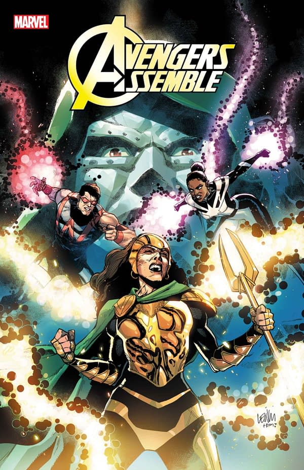 Cover image for AVENGERS ASSEMBLE #4 LEINIL YU COVER