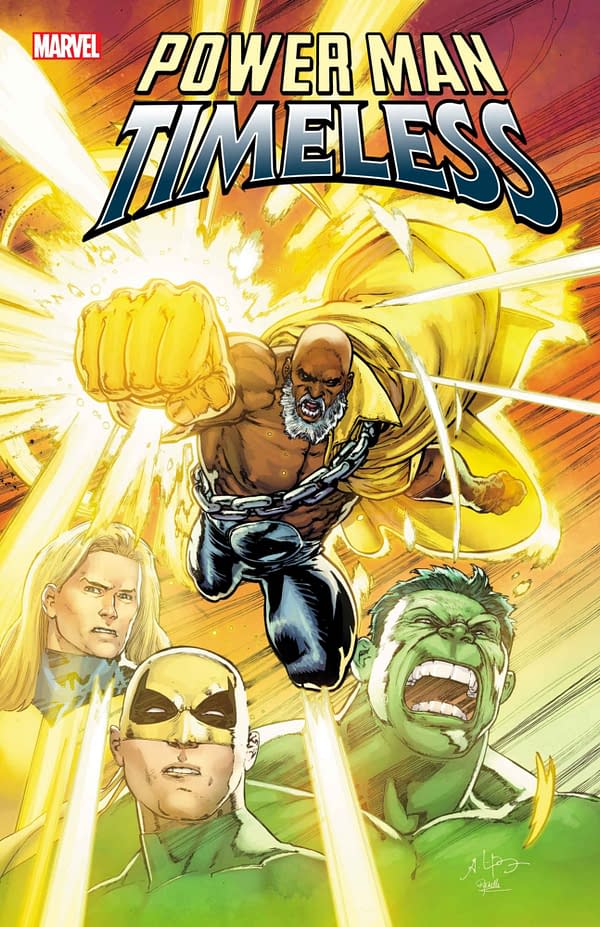 Cover image for POWER MAN: TIMELESS #1 ANDREI BRESSAN COVER