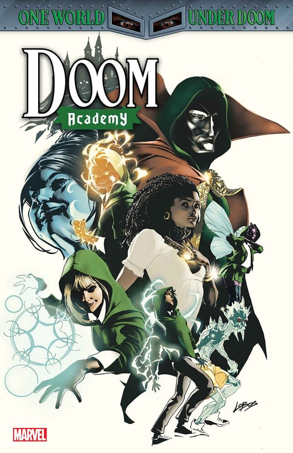 Cover image for DOOM ACADEMY #1 PABLO VILLALOBOS COVER