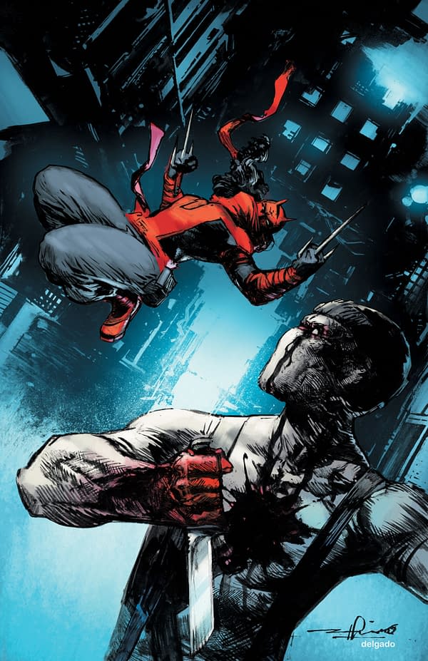 Cover image for DAREDEVIL: UNLEASH HELL - RED BAND #2 GERARDO ZAFFINO VIRGIN VARIANT [POLYBAGGED ]