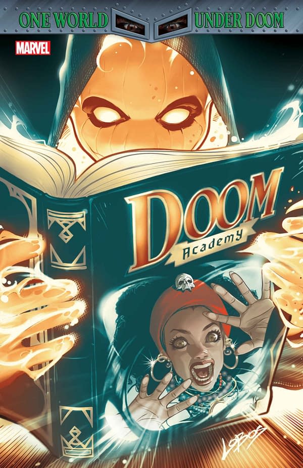 Cover image for DOOM ACADEMY #2 PABLO VILLALOBOS COVER