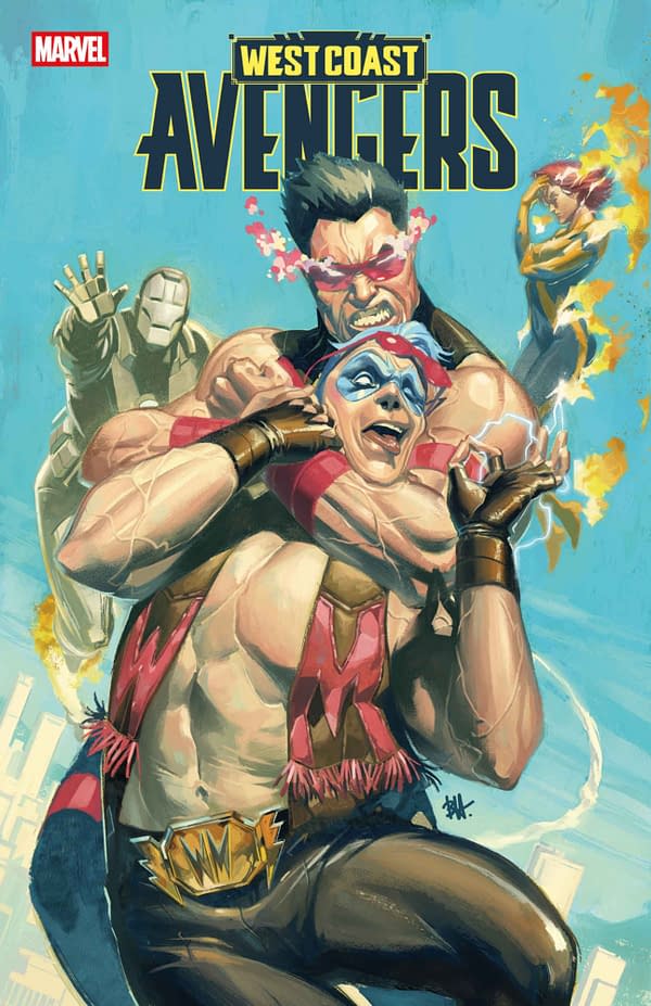 Cover image for WEST COAST AVENGERS #7 BEN HARVEY COVER