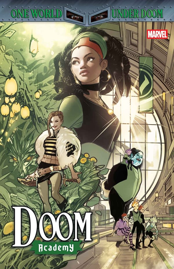 Cover image for DOOM ACADEMY #4 PABLO VILLALOBOS COVER
