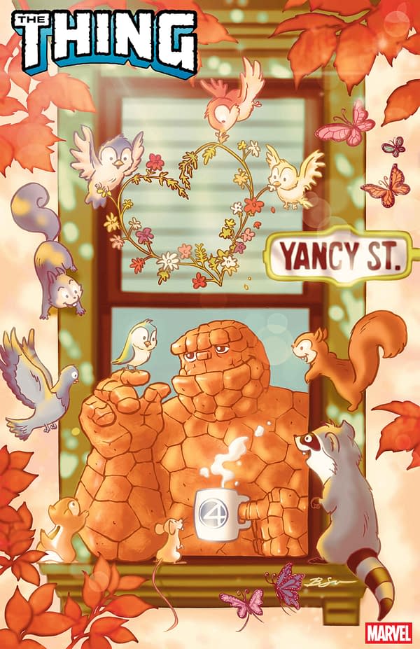 Cover image for THE THING #1 BEN SU WINDOWSHADES VARIANT