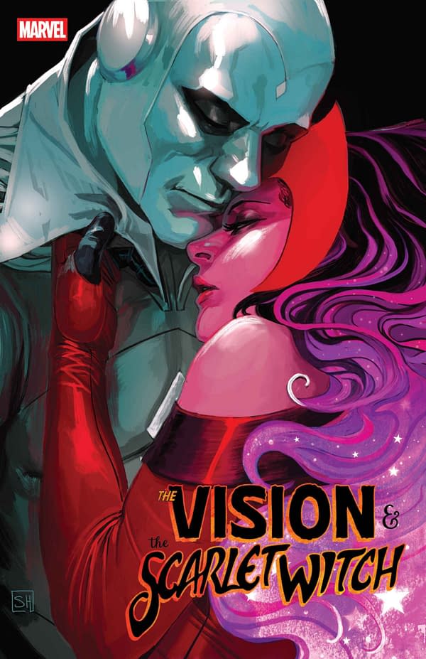 Cover image for THE VISION & THE SCARLET WITCH #1 STEPHANIE HANS VARIANT