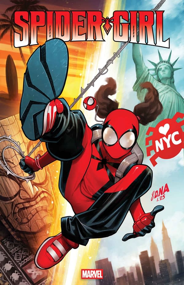 Cover image for SPIDER-GIRL #1 DAVID NAKAYAMA COVER