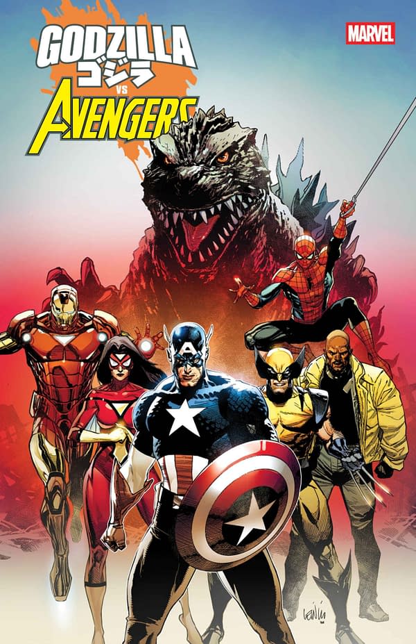 Cover image for GODZILLA VS. AVENGERS #1 LEINIL YU COVER