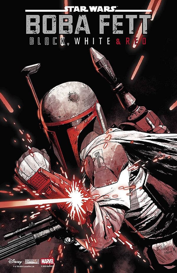 Boba Fett Gets A Black, White And Red Star Wars Series In September