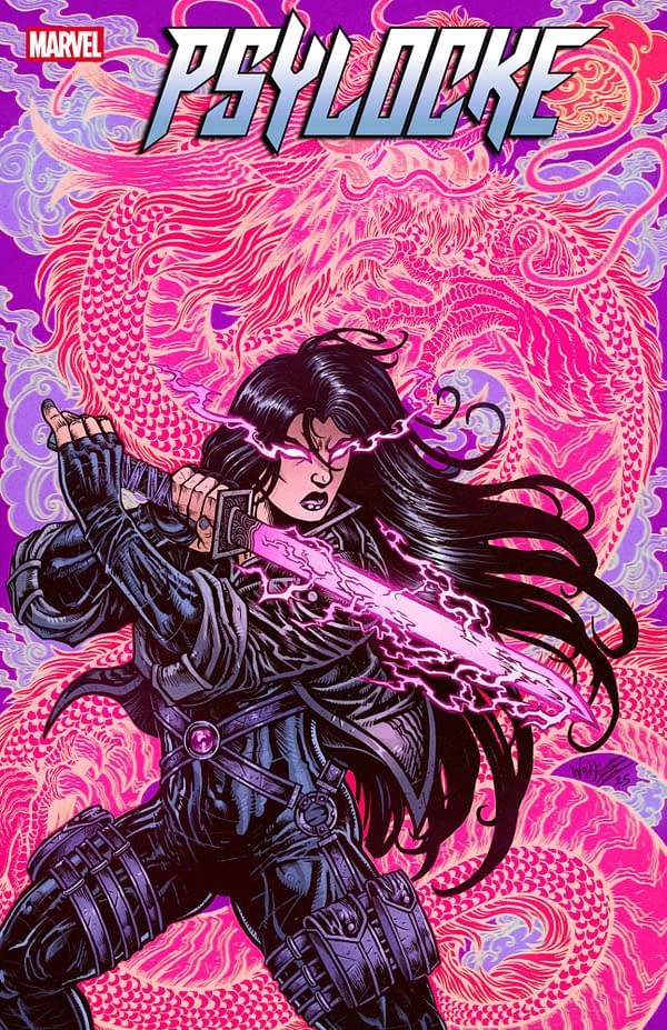 Cover image for PSYLOCKE #9 MARIA WOLF VARIANT