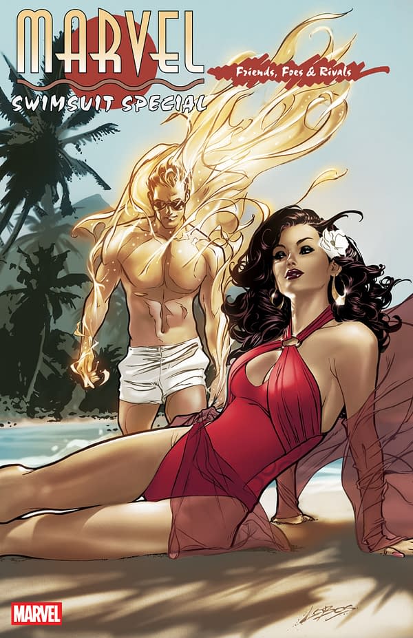 Cover image for MARVEL SWIMSUIT SPECIAL: FRIENDS, FOES & RIVALS #1 PABLO VILLALOBOS VARIANT