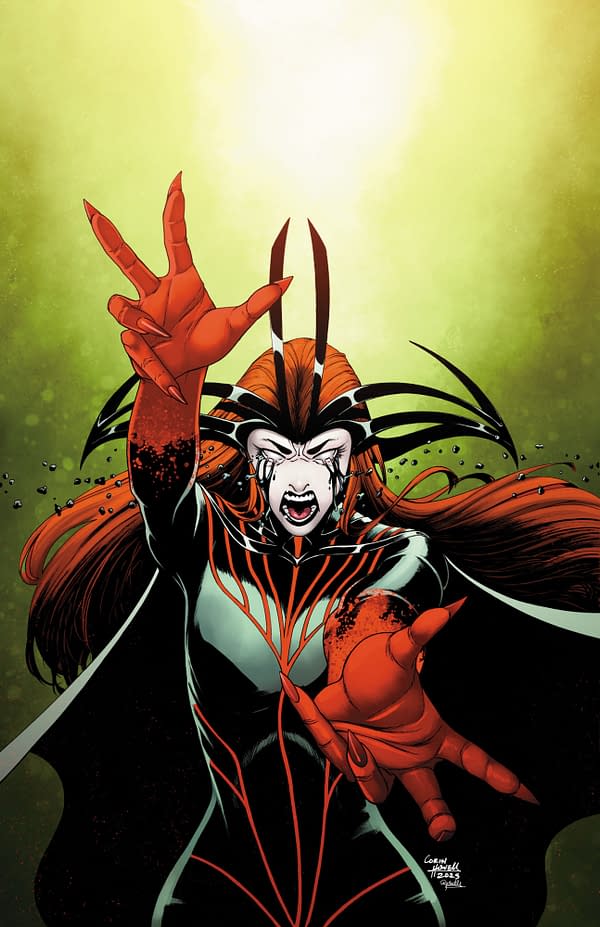 Cover image for BRING ON THE BAD GUYS: DORMAMMU #1 CORIN HOWELL SISTER SORROW VIRGIN VARIANT