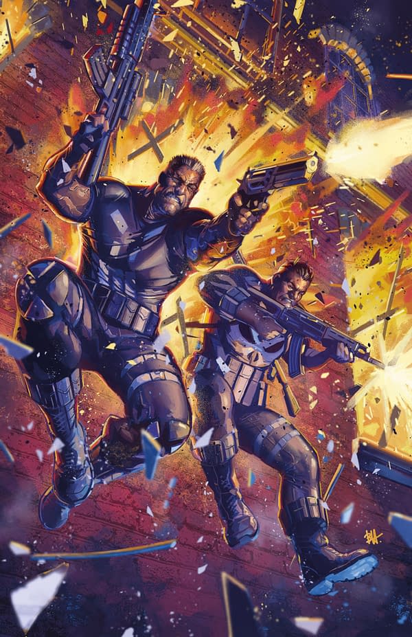 Cover image for MARVEL KNIGHTS: PUNISHER #1 BEN HARVEY VIRGIN VARIANT