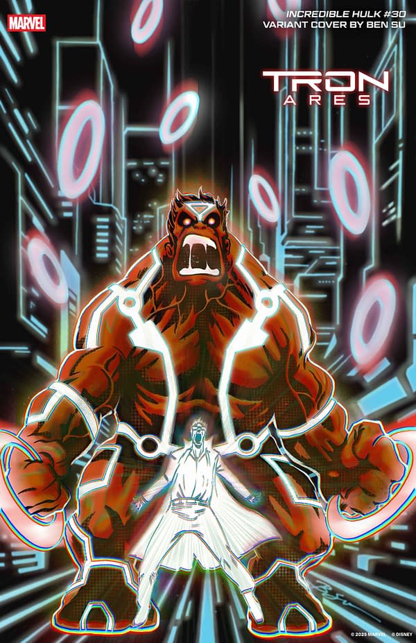 Cover image for INCREDIBLE HULK #30 BEN SU TRON: ARES VARIANT