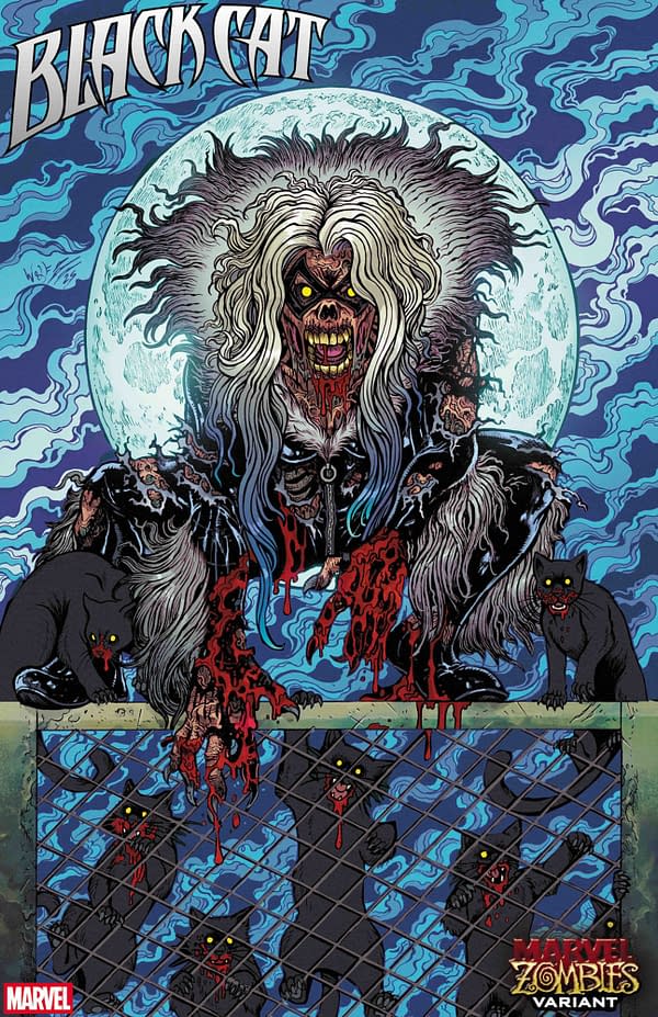 Cover image for BLACK CAT #3 MARIA WOLF MARVEL ZOMBIES VARIANT