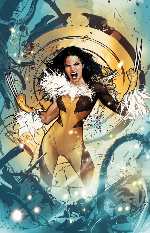Cover image for LAURA KINNEY: SABRETOOTH #1 PABLO VILLALOBOS VIRGIN VARIANT [AOR]