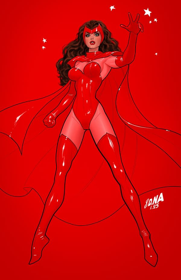 Cover image for SORCERER SUPREME #3 DAVID NAKAYAMA COLOR BLOCK RED VIRGIN VARIANT