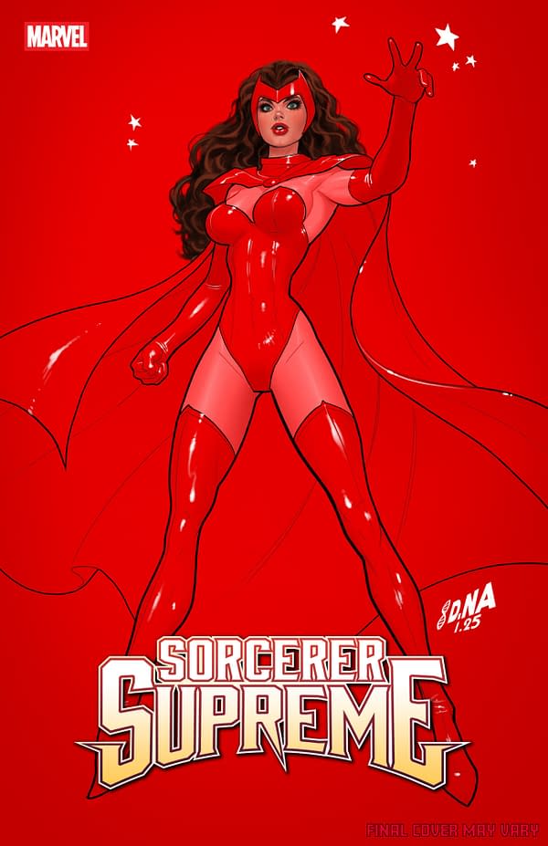 Cover image for SORCERER SUPREME #3 DAVID NAKAYAMA COLOR BLOCK RED VARIANT