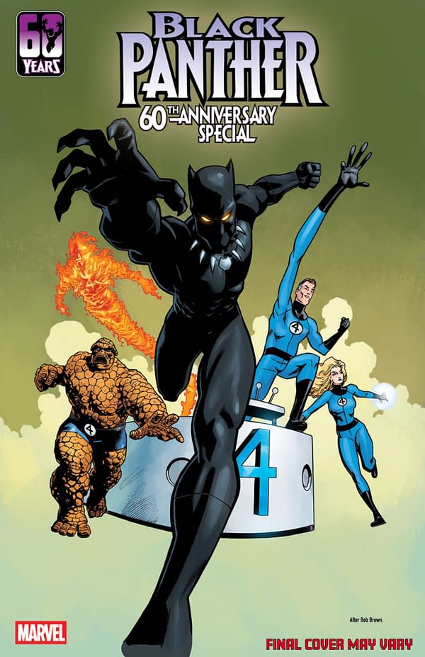 Cover image for BLACK PANTHER 60TH ANNIVERSARY SPECIAL #1 MIKE HAWTHORNE 250TH HOMAGE VARIANT
