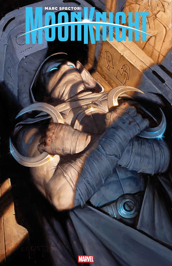 Cover image for MARC SPECTOR: MOON KNIGHT #1 E.M. GIST COVER