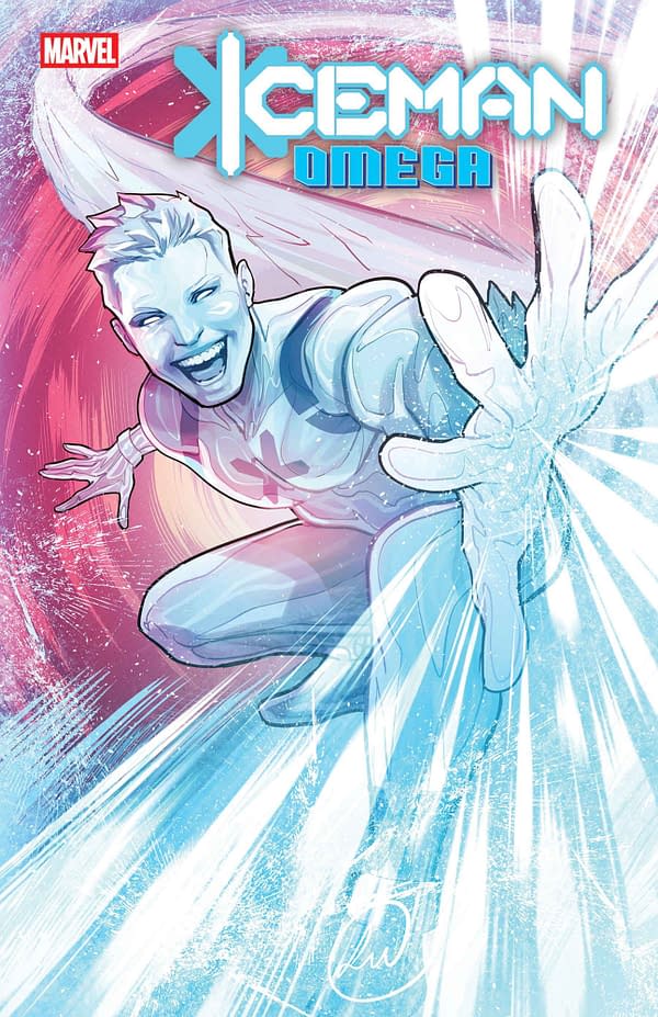 Cover image for ICEMAN: OMEGA #1 LUCAS WERNECK VARIANT