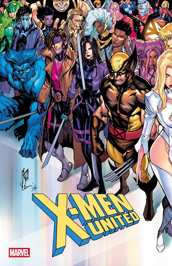 Cover image for X-MEN UNITED #1 CONNECTING COVER B