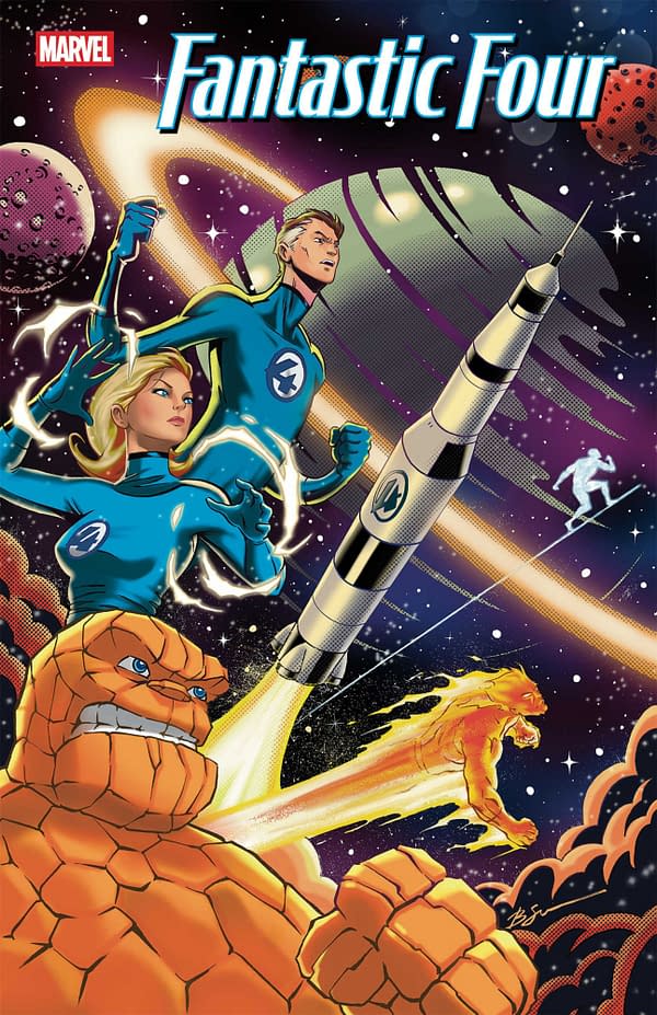 Cover image for FANTASTIC FOUR #11 BEN SU FOIL VARIANT