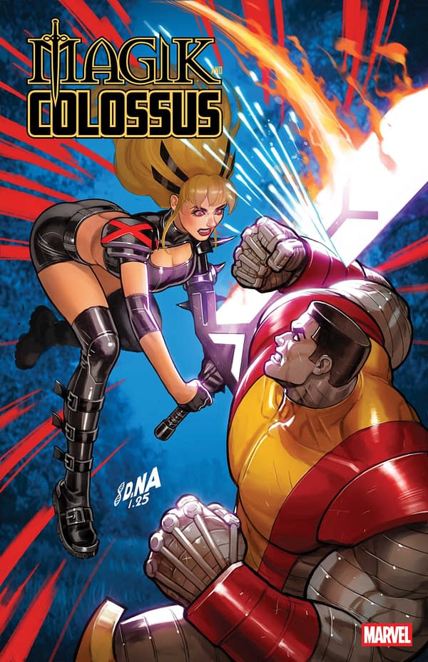 Cover image for MAGIK AND COLOSSUS #4 DAVID NAKAYAMA COVER