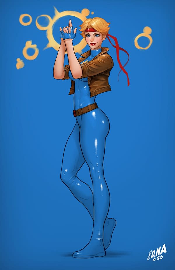 Cover image for X-MEN: OUTBACK #2 DAVID NAKAYAMA COLOR BLOCK BLUE VIRGIN VARIANT