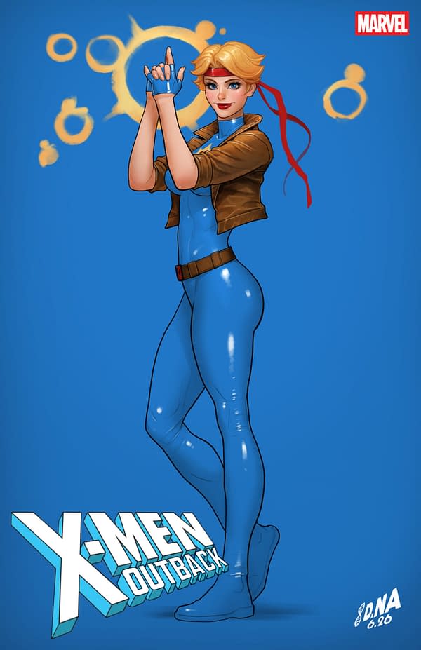 Cover image for X-MEN: OUTBACK #2 DAVID NAKAYAMA COLOR BLOCK BLUE VARIANT