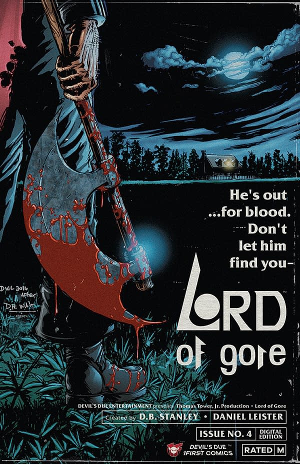 Lord of Gore #4 cover by Daniel Leister 