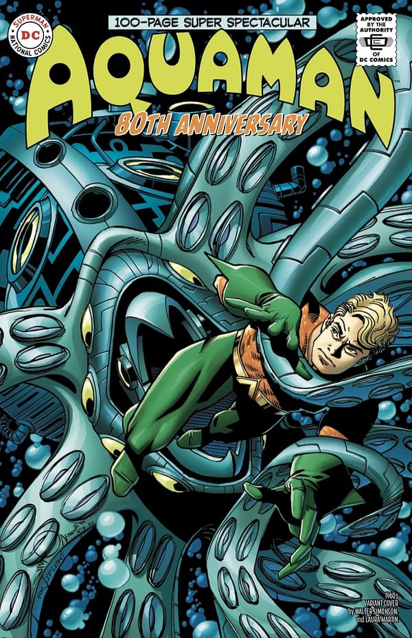 Cover image for AQUAMAN 80TH ANNIVERSARY 100-PAGE SUPER SPECTACULAR #1 (ONE SHOT) CVR D WALTER SIMONSON 1960S VAR