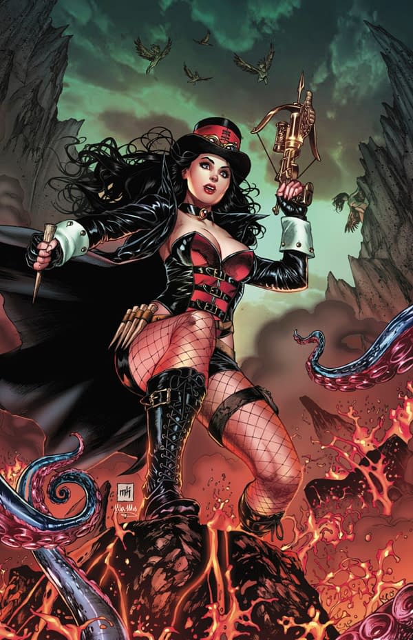 Van Helsing: Return of the League of Monsters #2 cover. Credit: Zenescope Entertainment