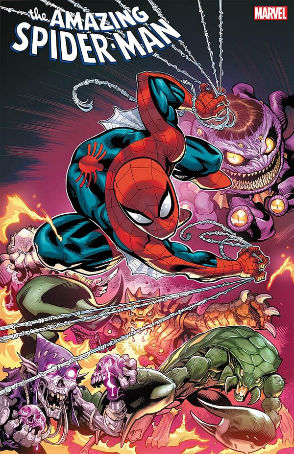 Cover image for AMAZING SPIDER-MAN 18 MCGUINNESS VARIANT [DWB]