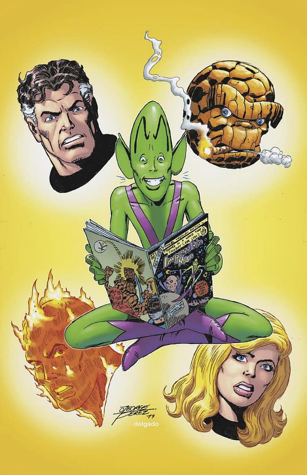Cover image for FANTASTIC FOUR 8 GEORGE PEREZ VIRGIN VARIANT