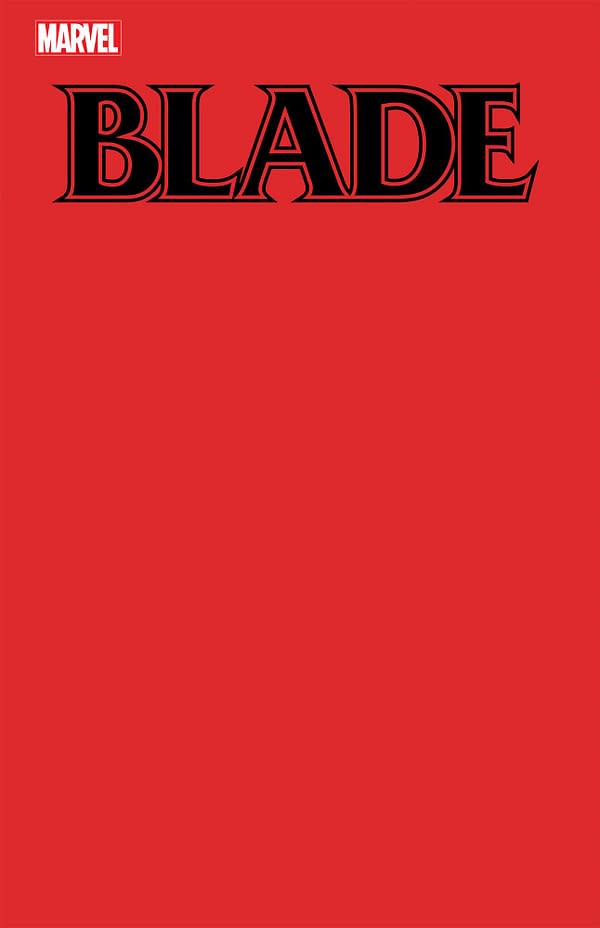 Cover image for BLADE 1 BLOOD RED BLANK COVER VARIANT