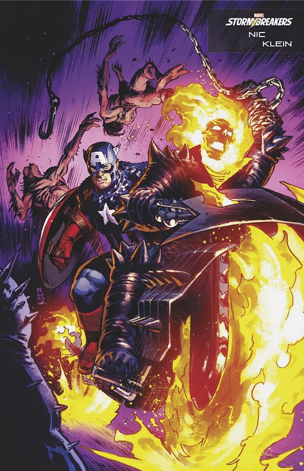 Cover image for GHOST RIDER 18 NIC KLEIN STORMBREAKERS VARIANT