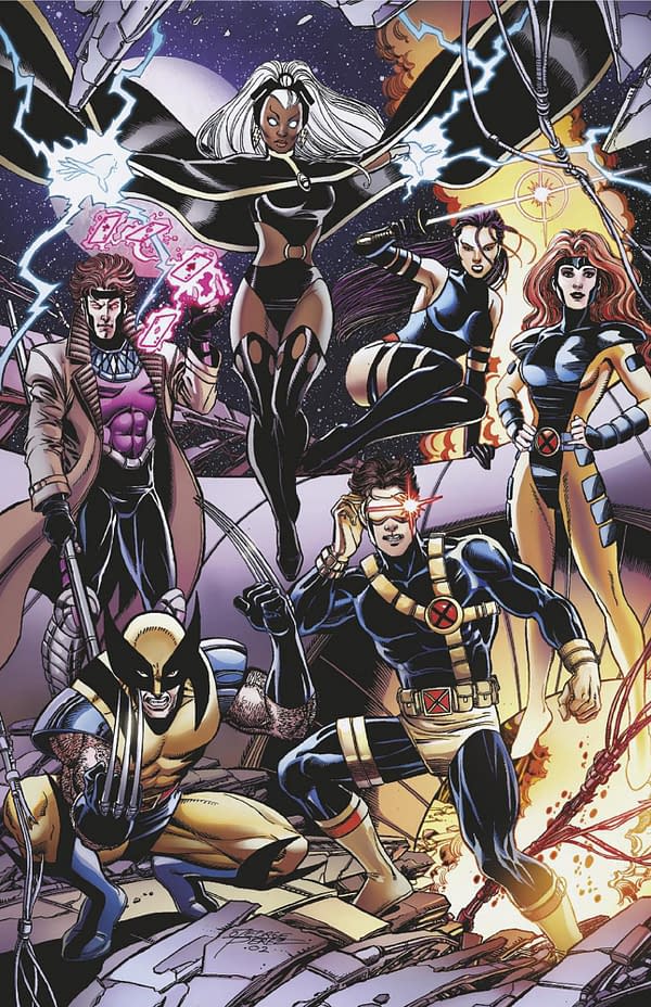Cover image for X-MEN 27 GEORGE PEREZ VIRGIN VARIANT [FALL]