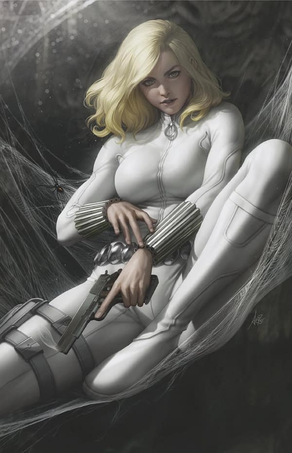 Cover image for WHITE WIDOW 1 ARTGERM VIRGIN VARIANT