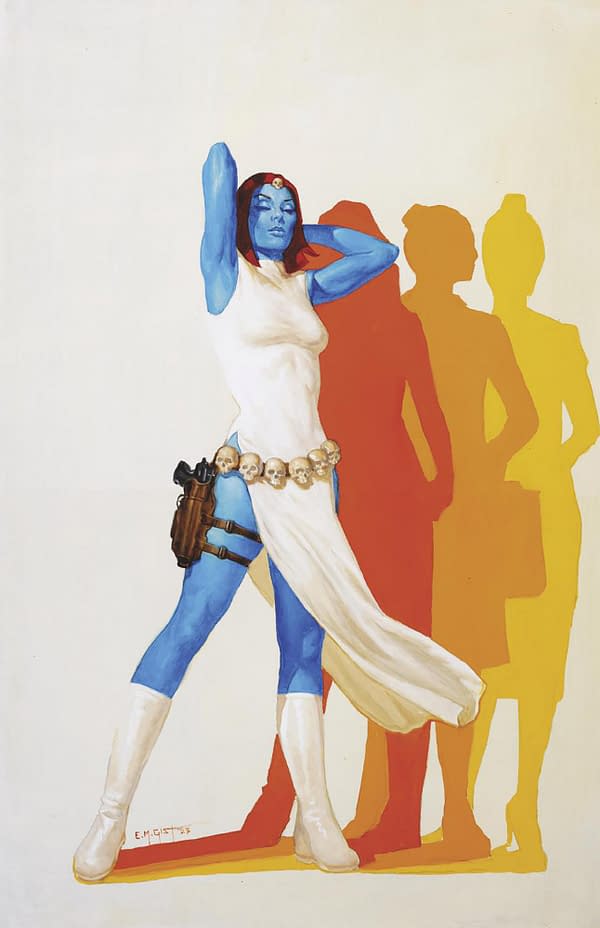 Cover image for X-MEN BLUE: ORIGINS 1 E.M. GIST MYSTIQUE VIRGIN VARIANT