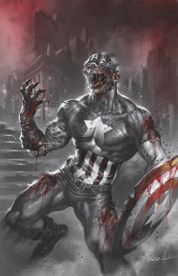 Cover image for MARVEL ZOMBIES: BLACK, WHITE & BLOOD 2 LUCIO PARRILLO VIRGIN VARIANT