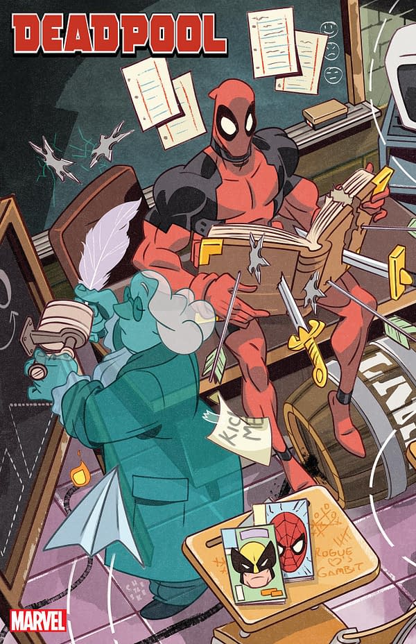 Cover image for DEADPOOL #1 SEAN GALLOWAY SATURDAY MORNING CONNECTING VARIANT