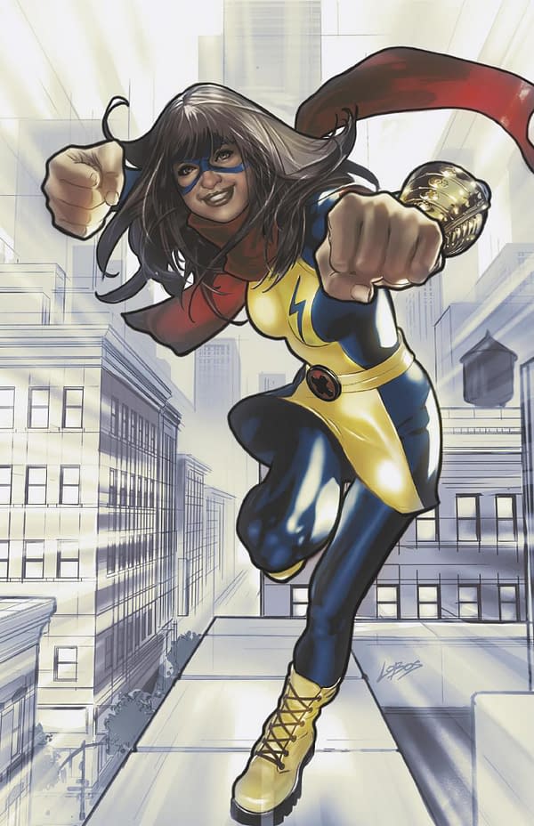 Cover image for MS. MARVEL: MUTANT MENACE #1 PABLO VILLALOBOS VIRGIN VARIANT