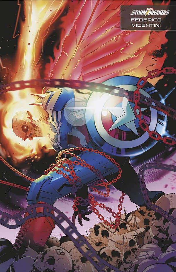 Cover image for AVENGERS #14 FEDERICO VICENTINI STORMBREAKERS VARIANT [BH]