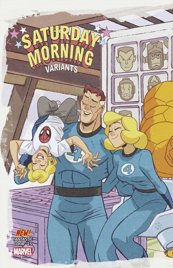 Cover image for FANTASTIC FOUR #25 SEAN GALLOWAY SATURDAY MORNING CONNECTING VARIANT