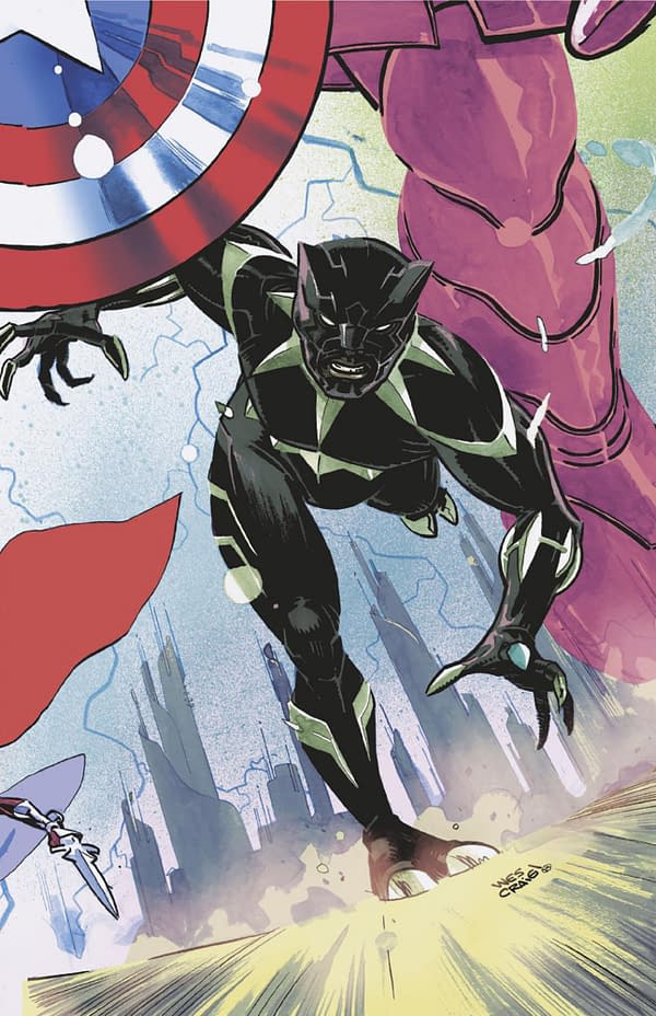 Cover image for ULTIMATE BLACK PANTHER #8 WES CRAIG CONNECTING VIRGIN VARIANT