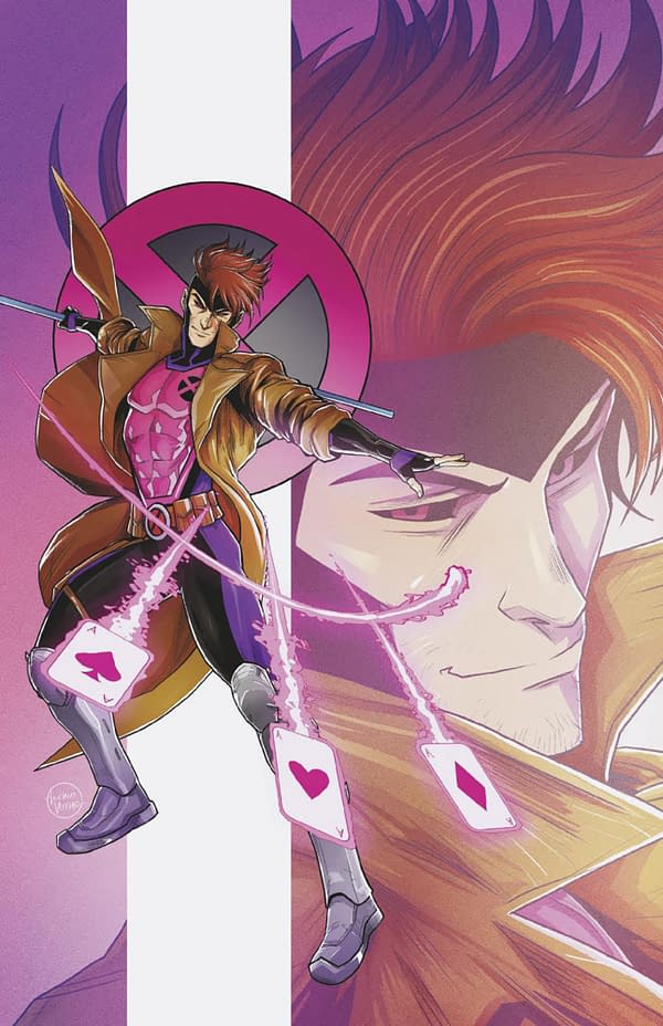 Cover image for UNCANNY X-MEN #2 LUCIANO VECCHIO GAMBIT VIRGIN VARIANT